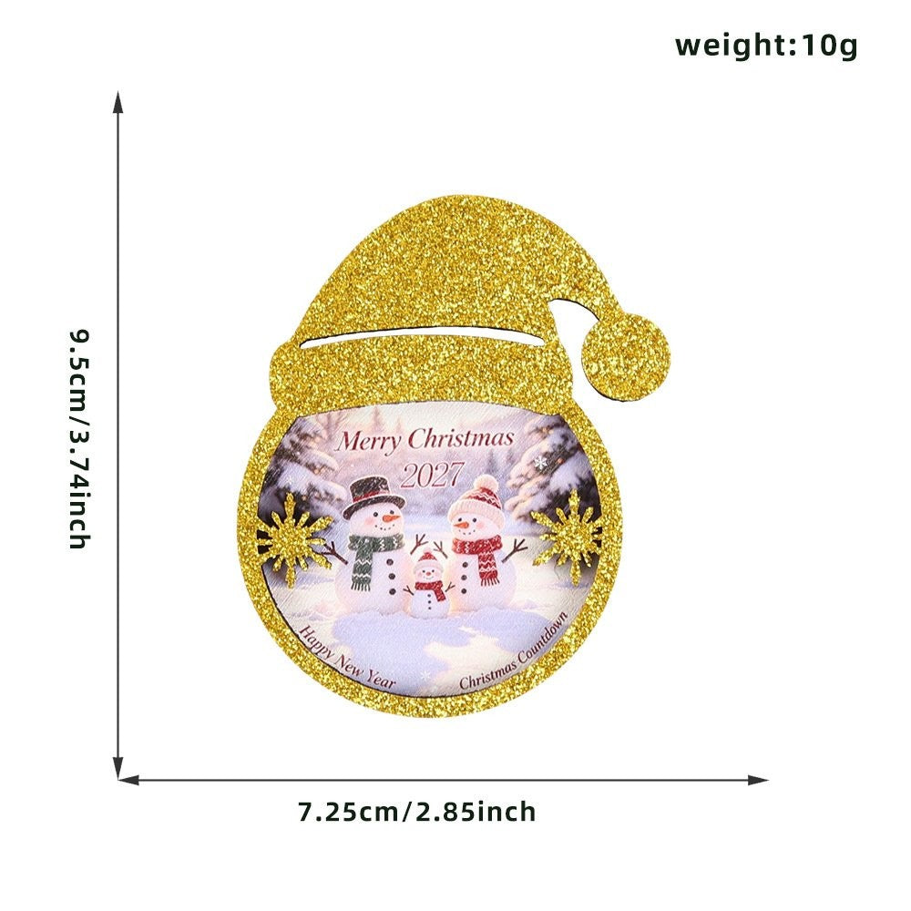 2027 Antler Ornament 8