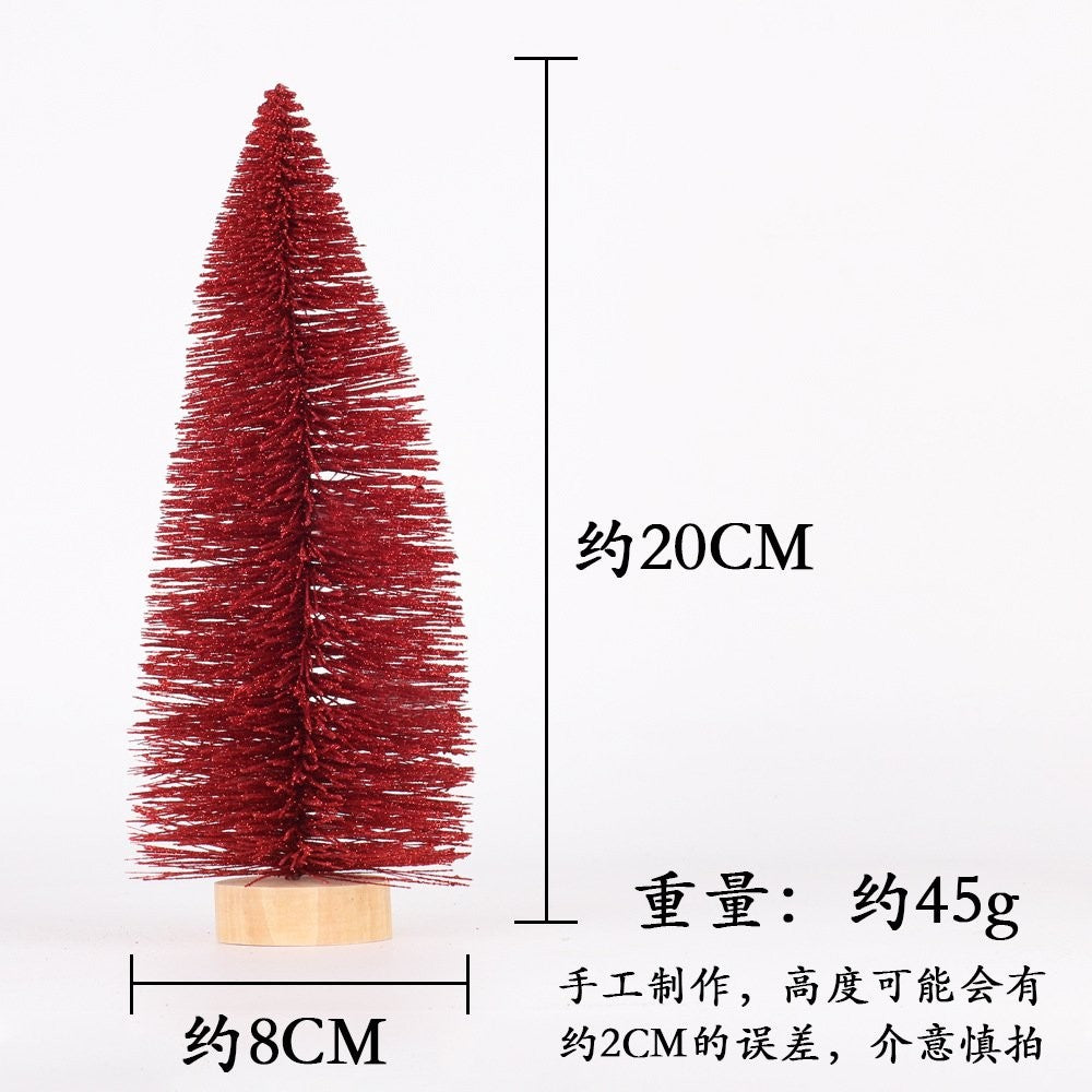20CM Red Christmas Tree