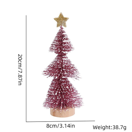 20CM Red Snow-Dusted Tree