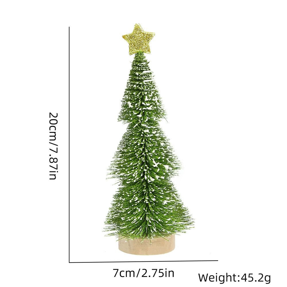 20CM Red Snow-Dusted Tree 2