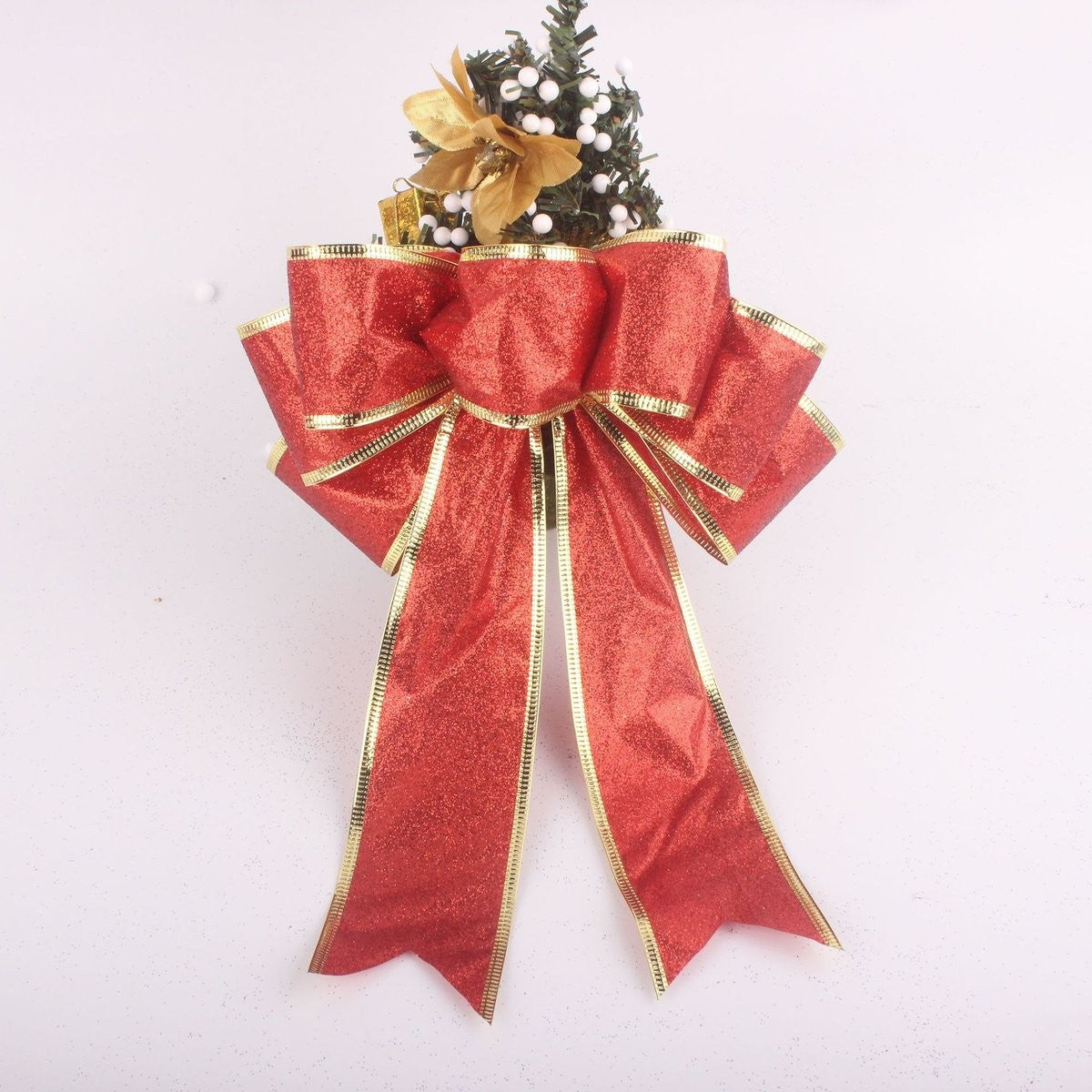 25cm Red Bow
