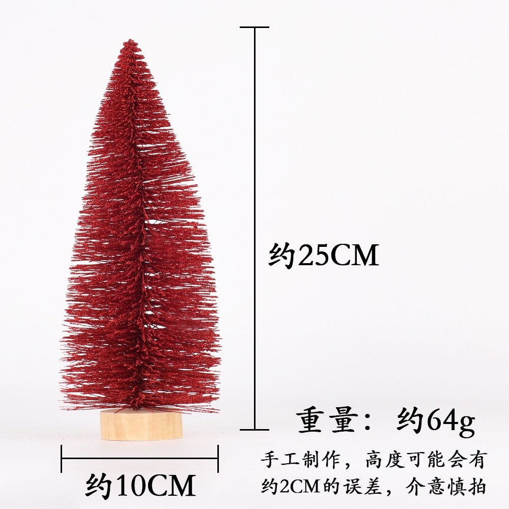 25CM Red Christmas Tree