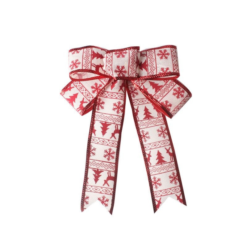 25CM Small Tree White Bow