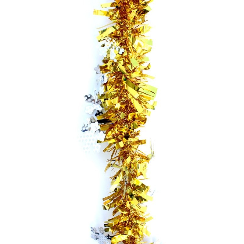 2M Red Snowflake Tinsel 23*23cm 2