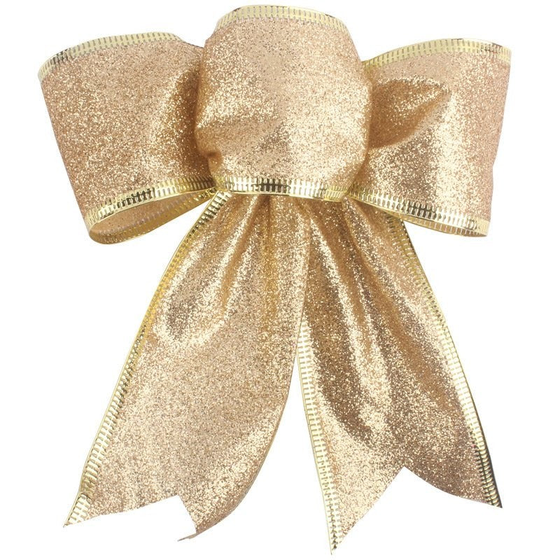 3 Ear 15cm Gold Bow