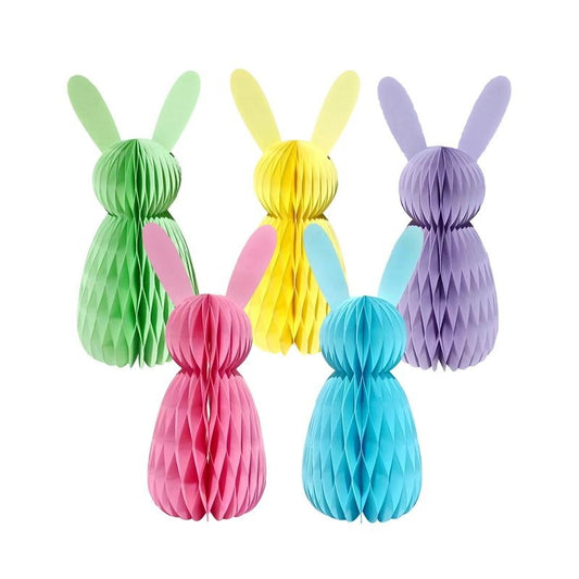 30cm Honeycomb Bunny (110g Colored Paper)