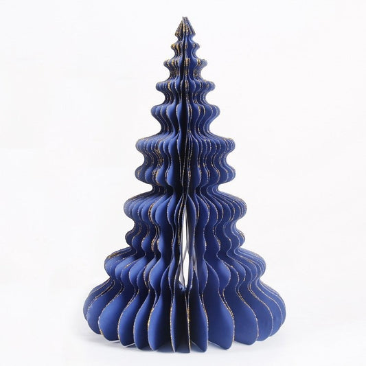 30cm Multi-Layer Paper Honeycomb Tree (Gold Pink Edge) - 110g Colored Paper + Gold Pink