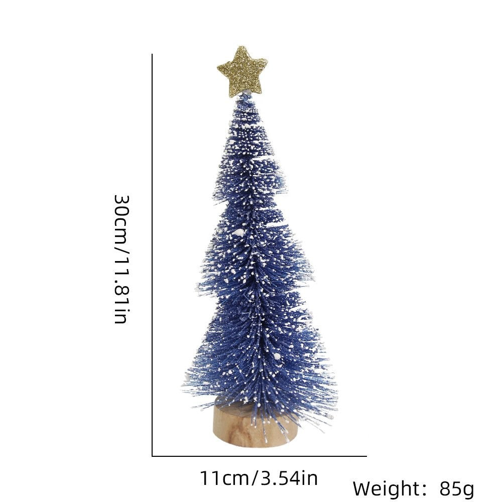 30CM Red Snow-Dusted Tree 6