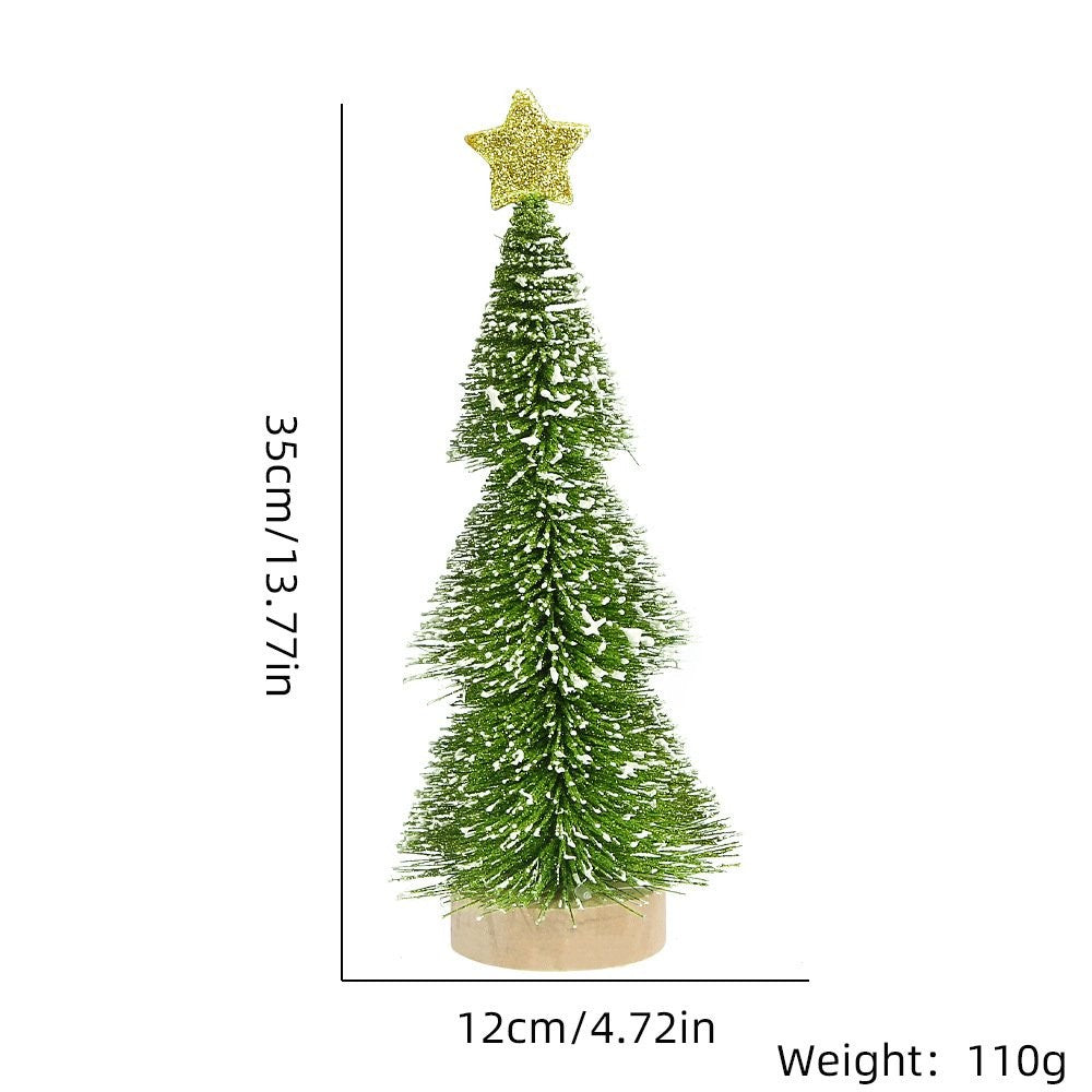 35CM Red Snow-Dusted Tree 2
