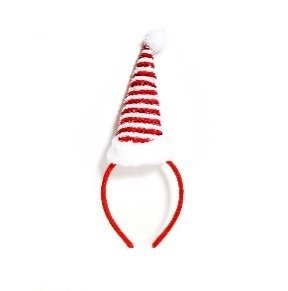 3D Stripe Raw Edge Long Hat Headband Head Bopper