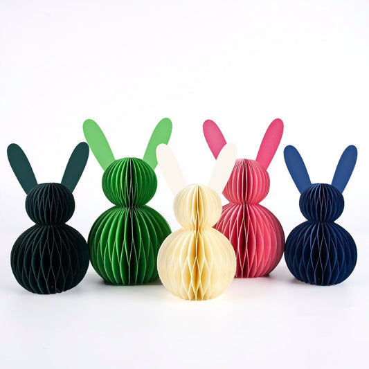 40cm Honeycomb Bunny (110g Colored Paper)