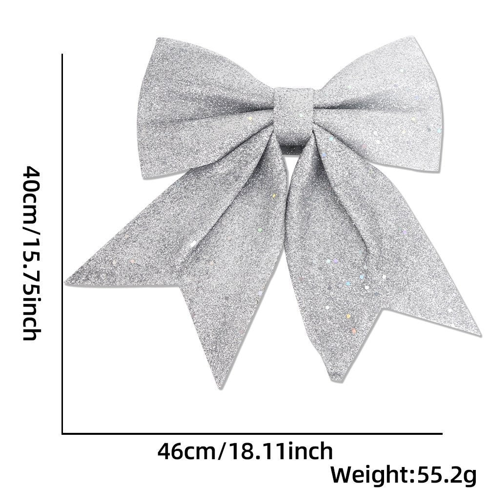 40CM Silver Bow