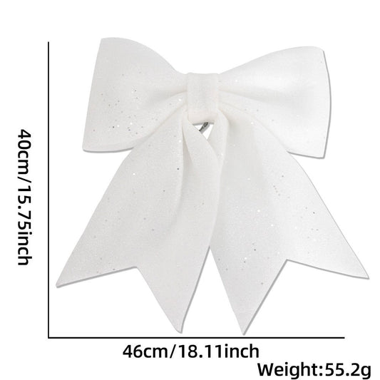 40CM White Bow