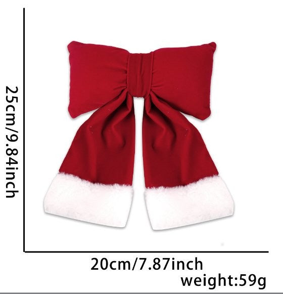5 Wire Cotton White Edge Bow 2