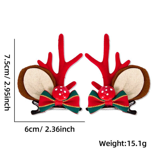 Antler Bow Clip Pair Hair Clip