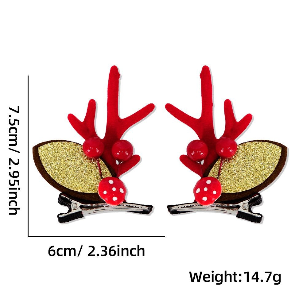 Antler Bow Clip Pair Hair Clip 2