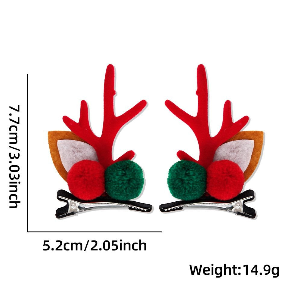 Antler Bow Clip Pair Hair Clip 3