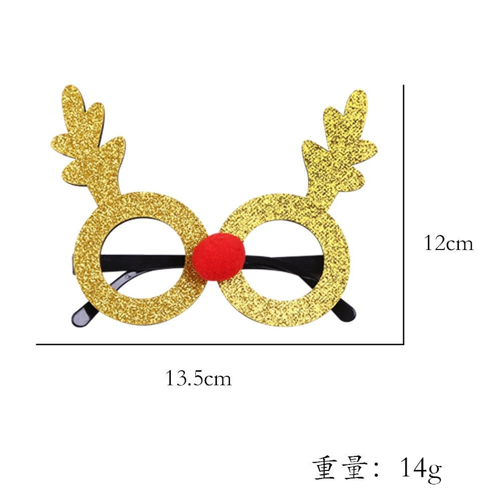 Antler Glasses Gold 12*13.5cm