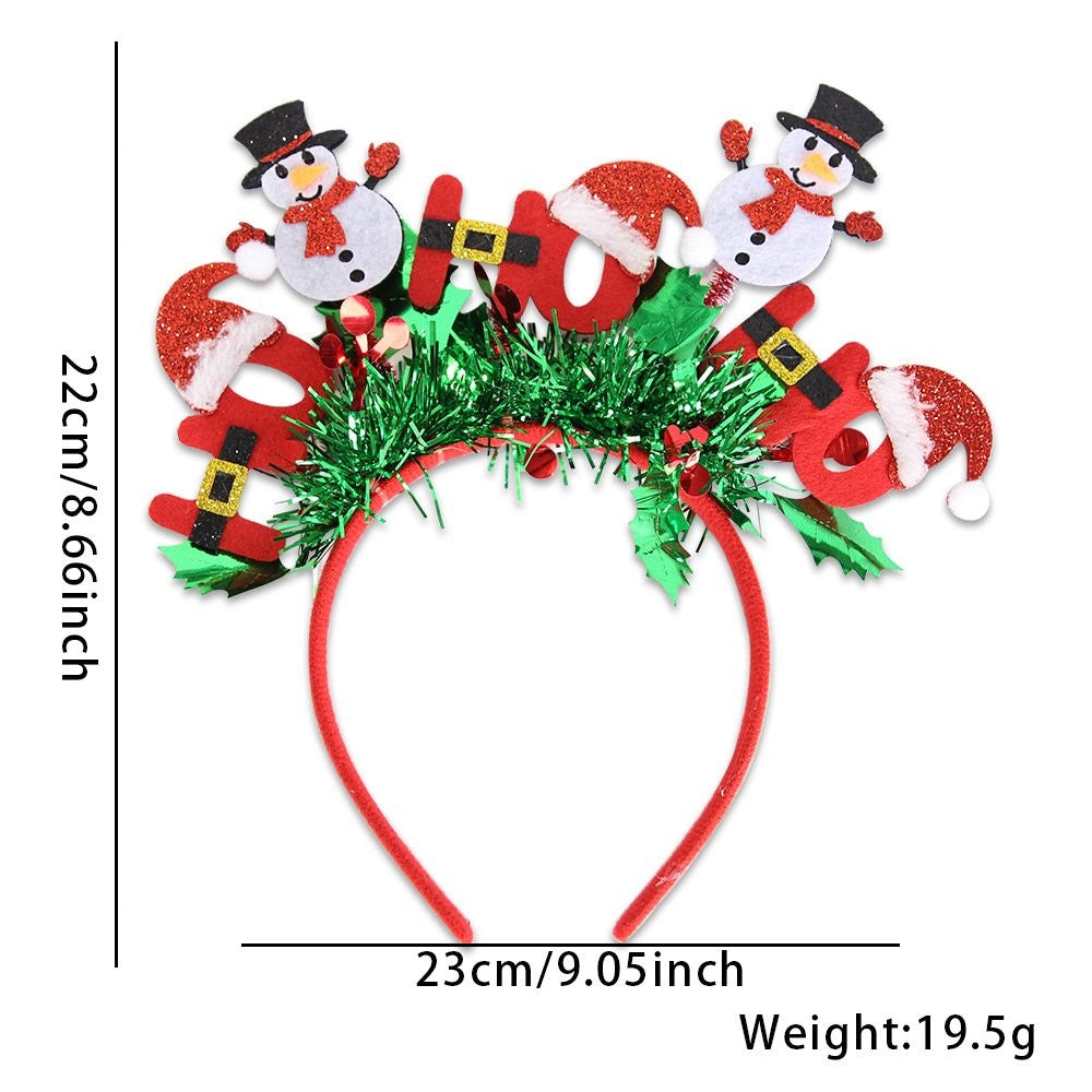 Bell Christmas Stocking Headband 10