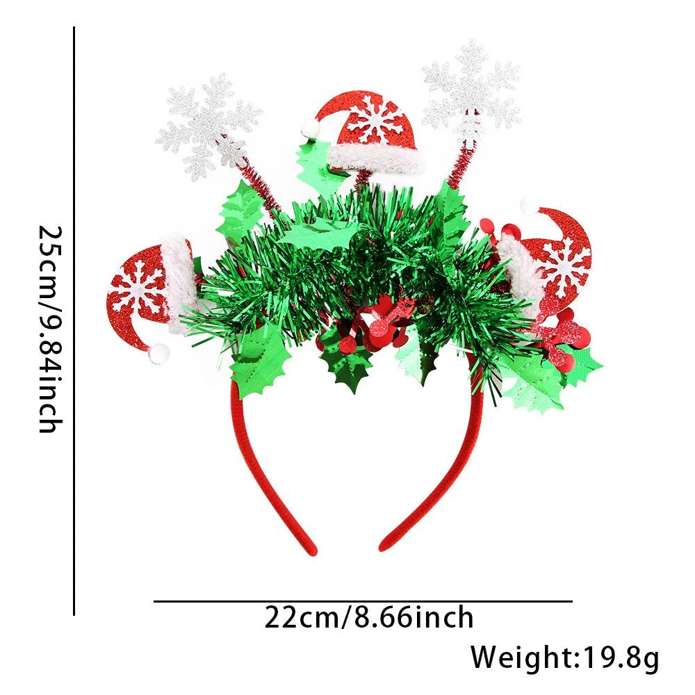 Bell Christmas Stocking Headband 2