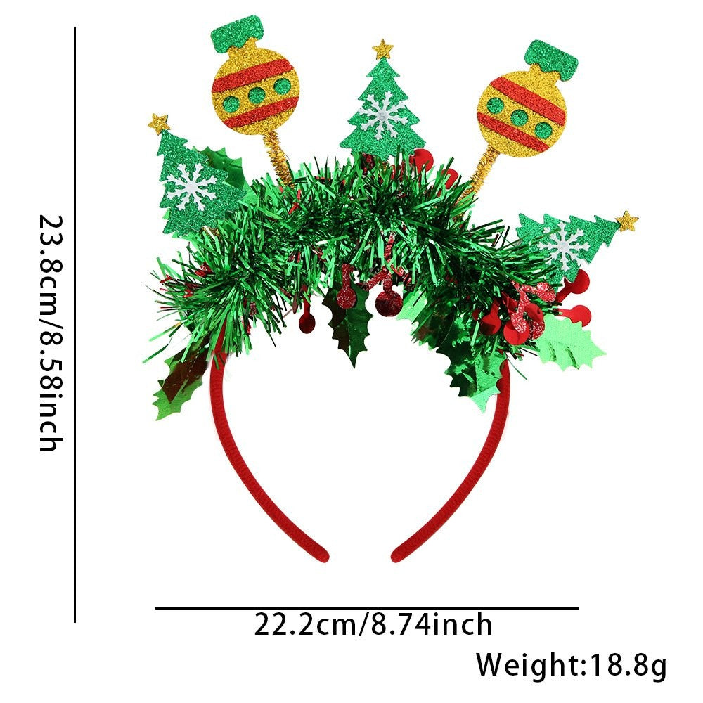 Bell Christmas Stocking Headband 4
