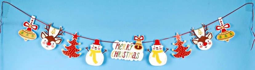 Bell / Reindeer / Tree / Snowman Bunting
