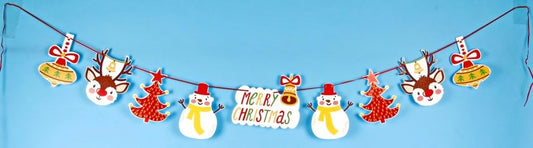 Bell / Reindeer / Tree / Snowman Bunting