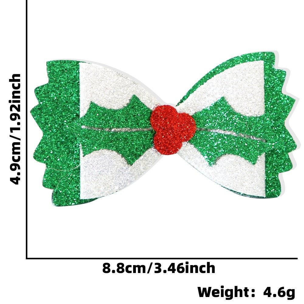 Berry Bow Hair Clip 4.9*8.8cm