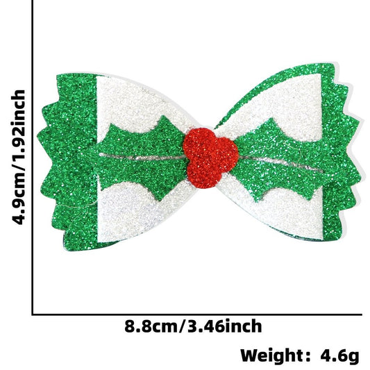 Berry Bow Hair Clip 4.9*8.8cm