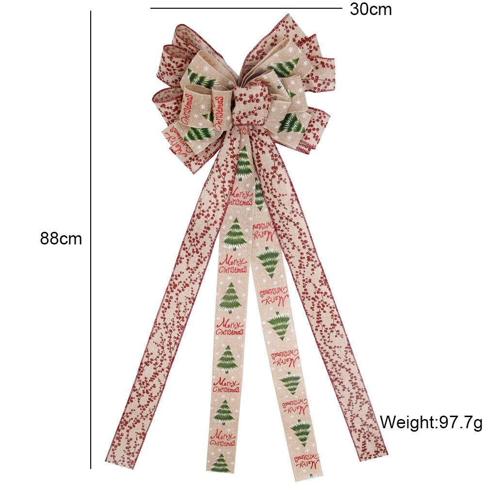 Berry Christmas Tree Bow
