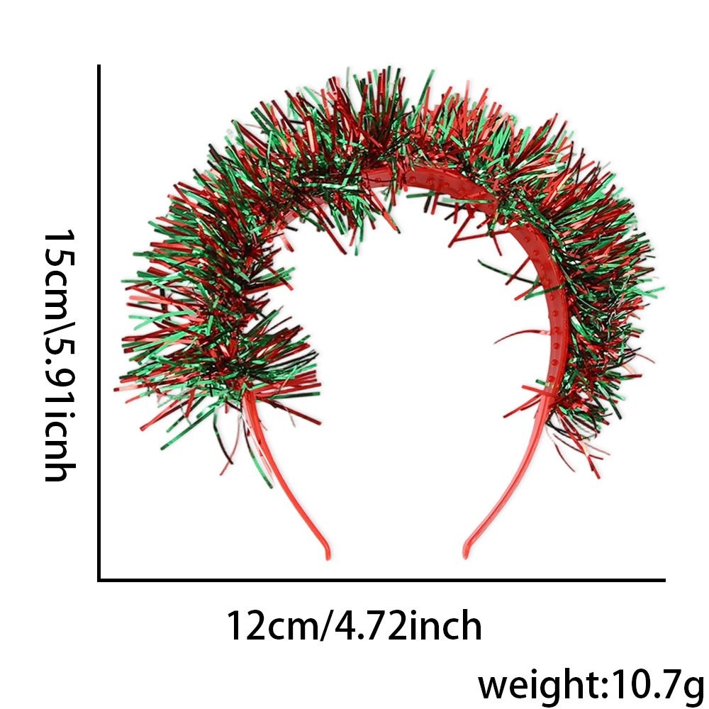 Berry Tinsel Headband 3