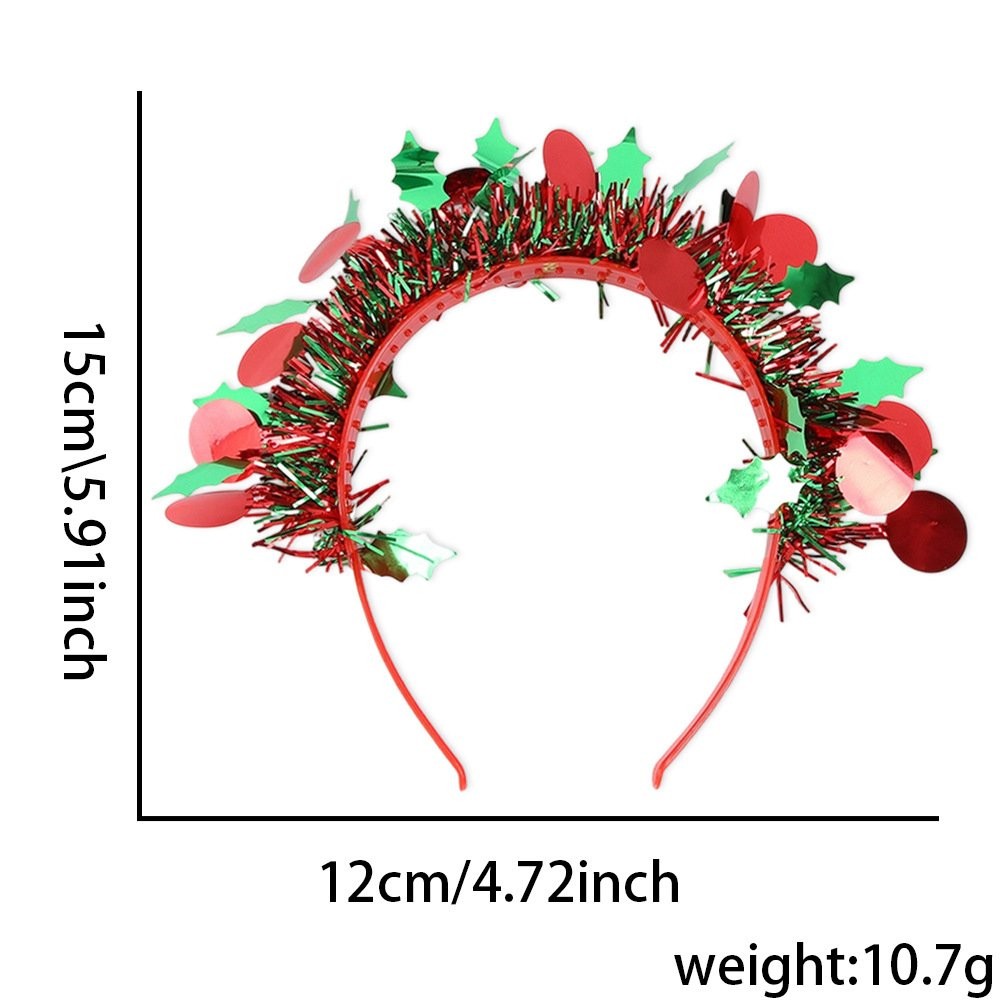 Berry Tinsel Headband 4