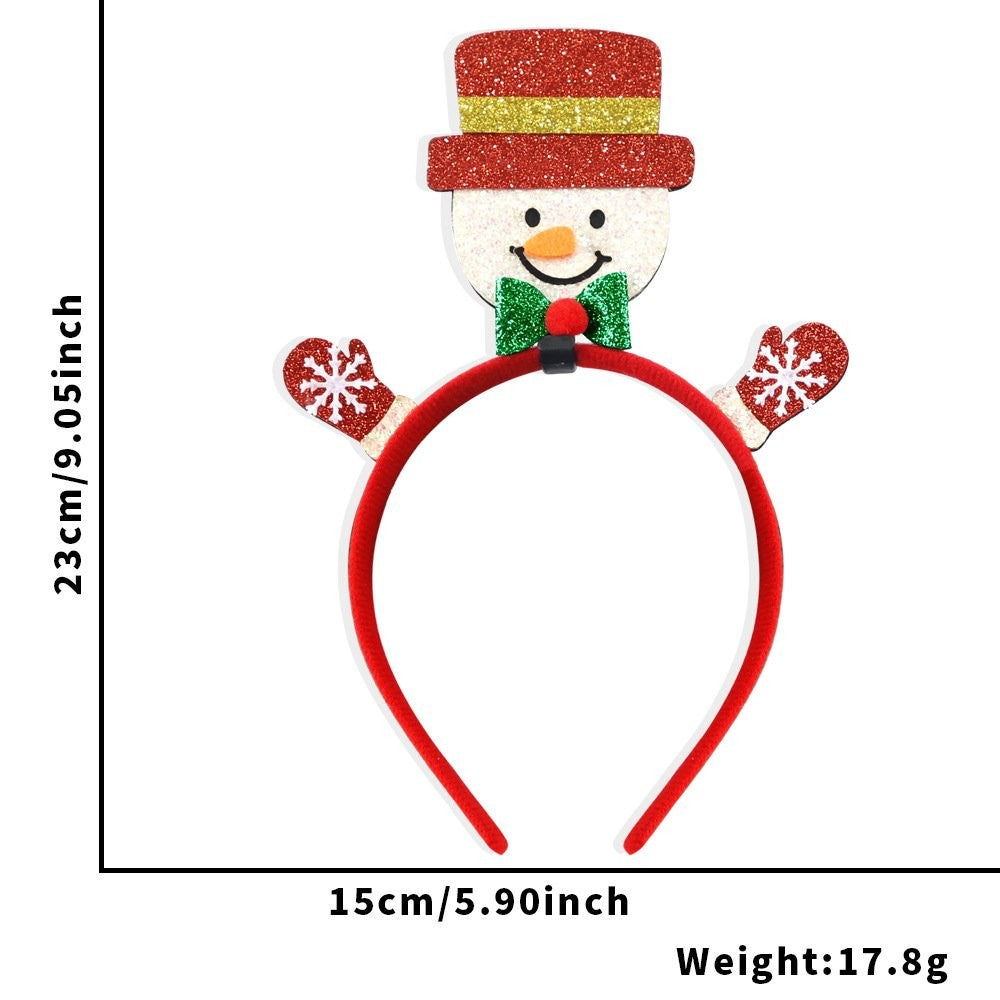 Black Christmas Top Hat Headband 5