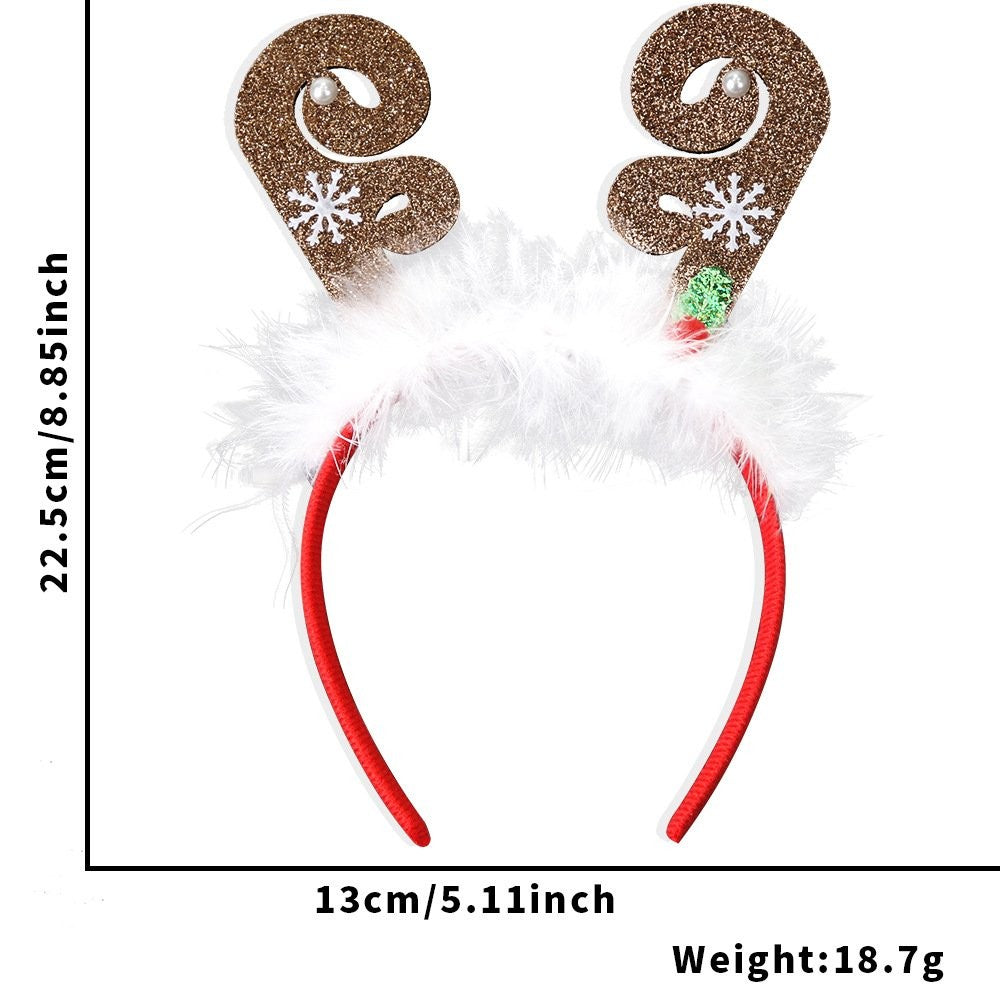 Black Christmas Top Hat Headband 8