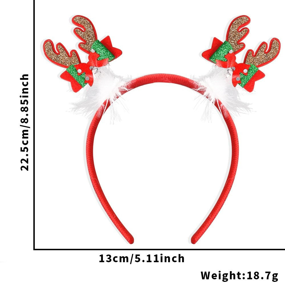 Black Christmas Top Hat Headband 9
