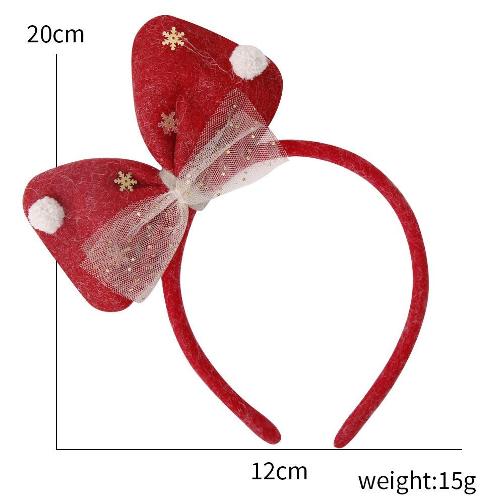 Blue Bow Headband 3