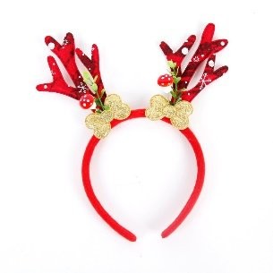 Bow Mushroom Flower Pattern Antler Head Bopper