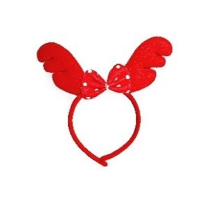 Bow Plush Antler Headband Head Bopper