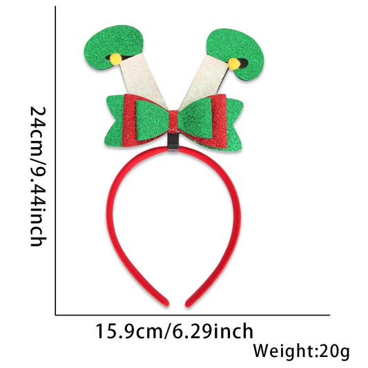 Bow Tie Elf Leg Headband