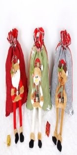 Burlap Long Gift Bag Stocking