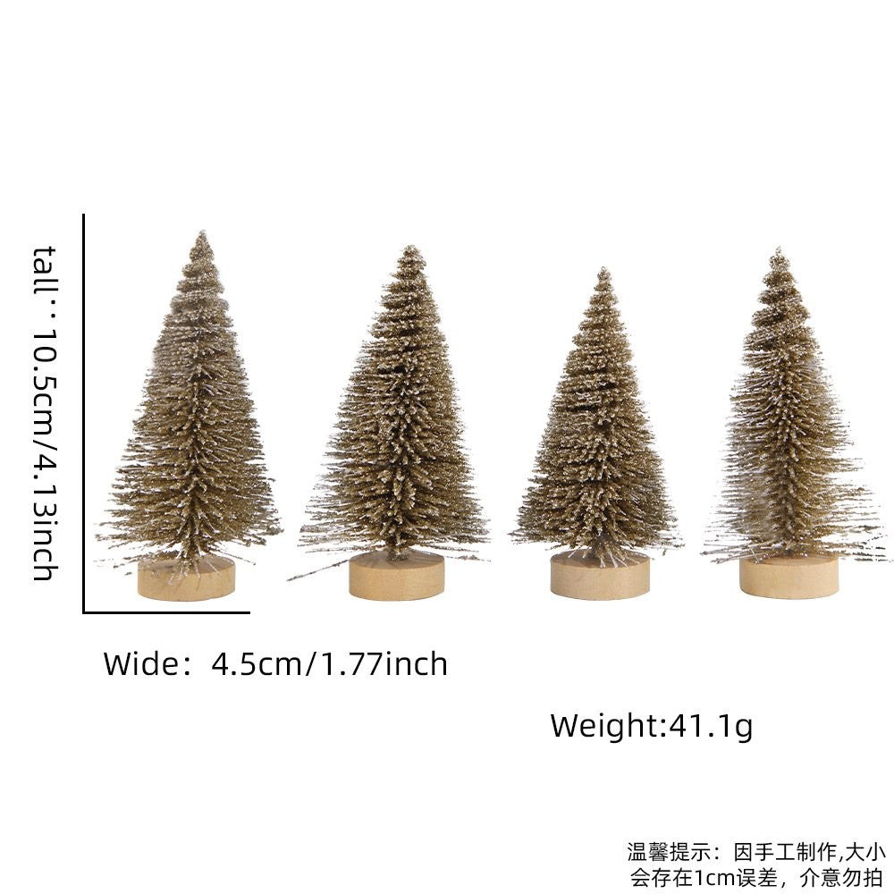 Caramel Without Snow Style (4-Pack) Tree