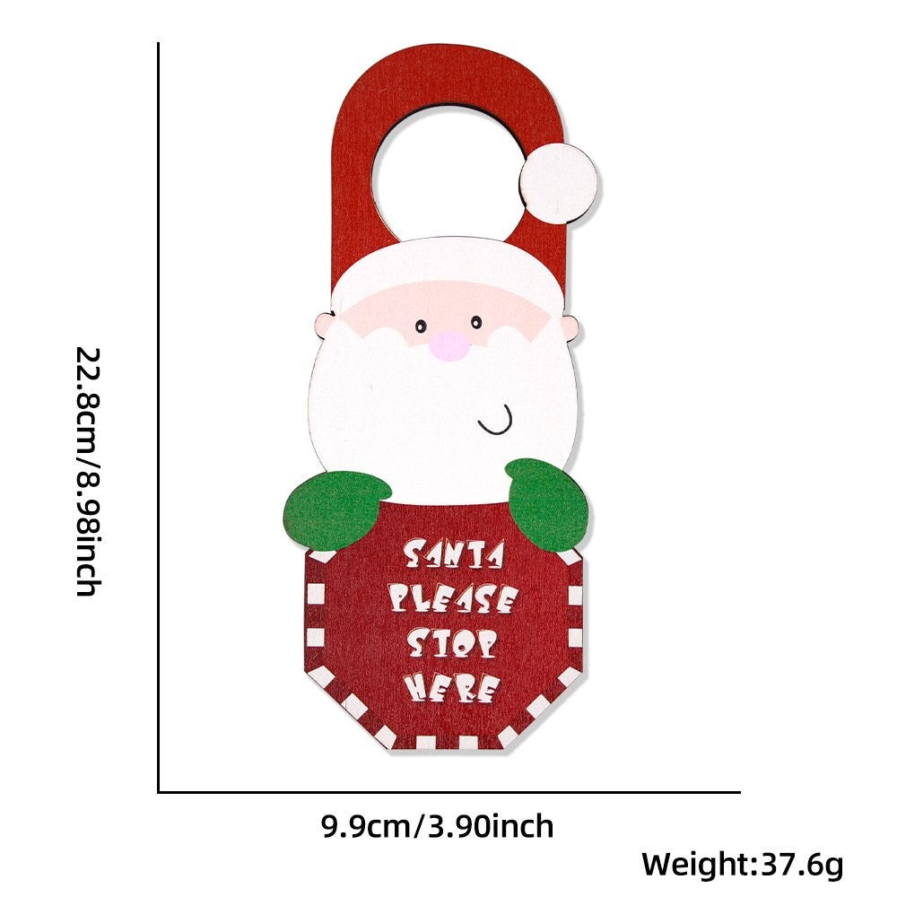 Christmas Belt Door Hanger Hanging Sign 4
