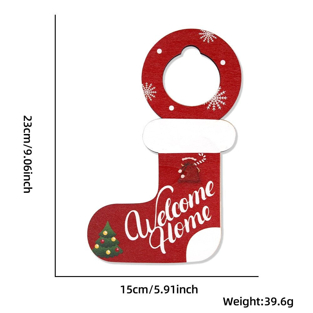Christmas Belt Door Hanger Hanging Sign 5