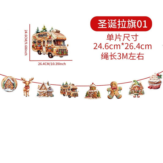 Christmas Bunting 01 24.6*26.4cm