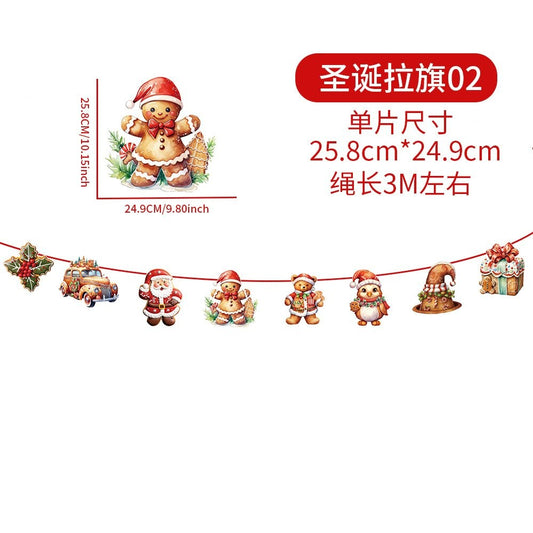 Christmas Bunting 02 24.6*26.4cm