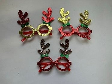Christmas Decoration Glasses 13.7x13cm