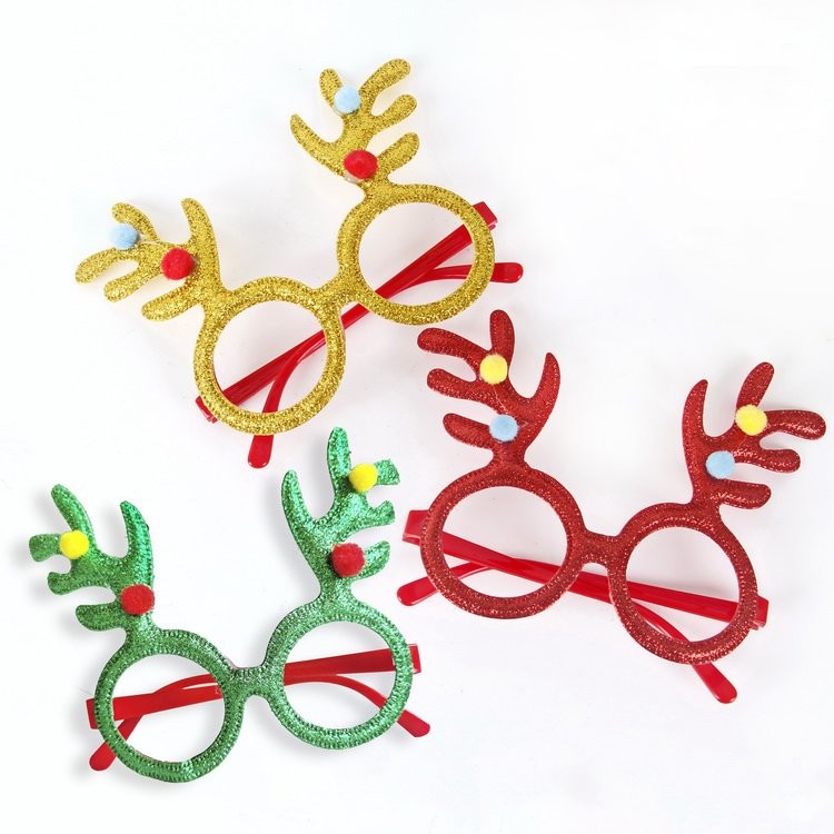 Christmas Decoration Glasses 13x12.5cm