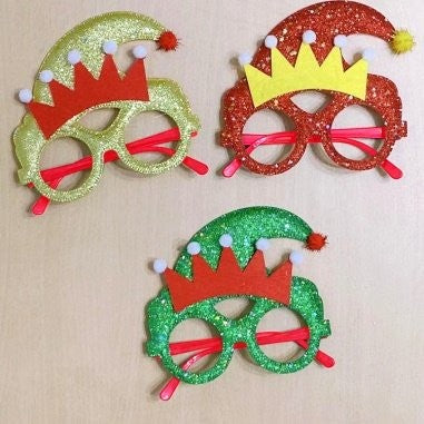 Christmas Decoration Glasses 14x12.5cm