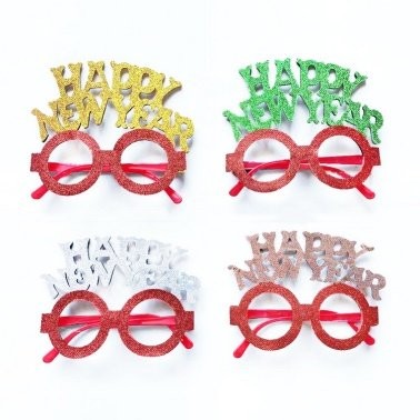 Christmas Decoration Glasses 14x12cm