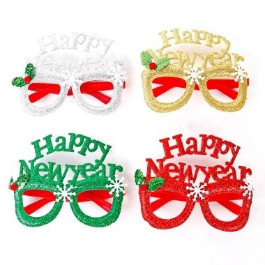 Christmas Decoration Glasses 14x12cm